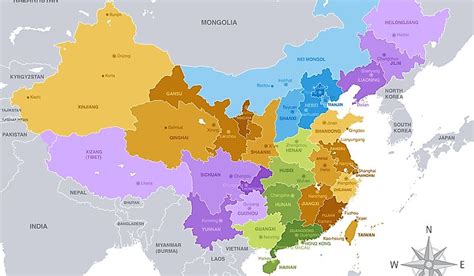 the area size of china